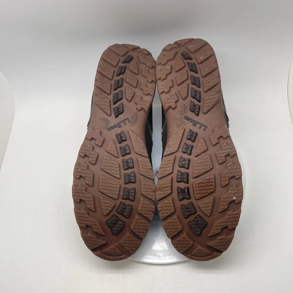 LL Bean Storm Chaser Tek 2.5 Mens 13M Brown Slip On Rubber Low Duck Boots 507173
